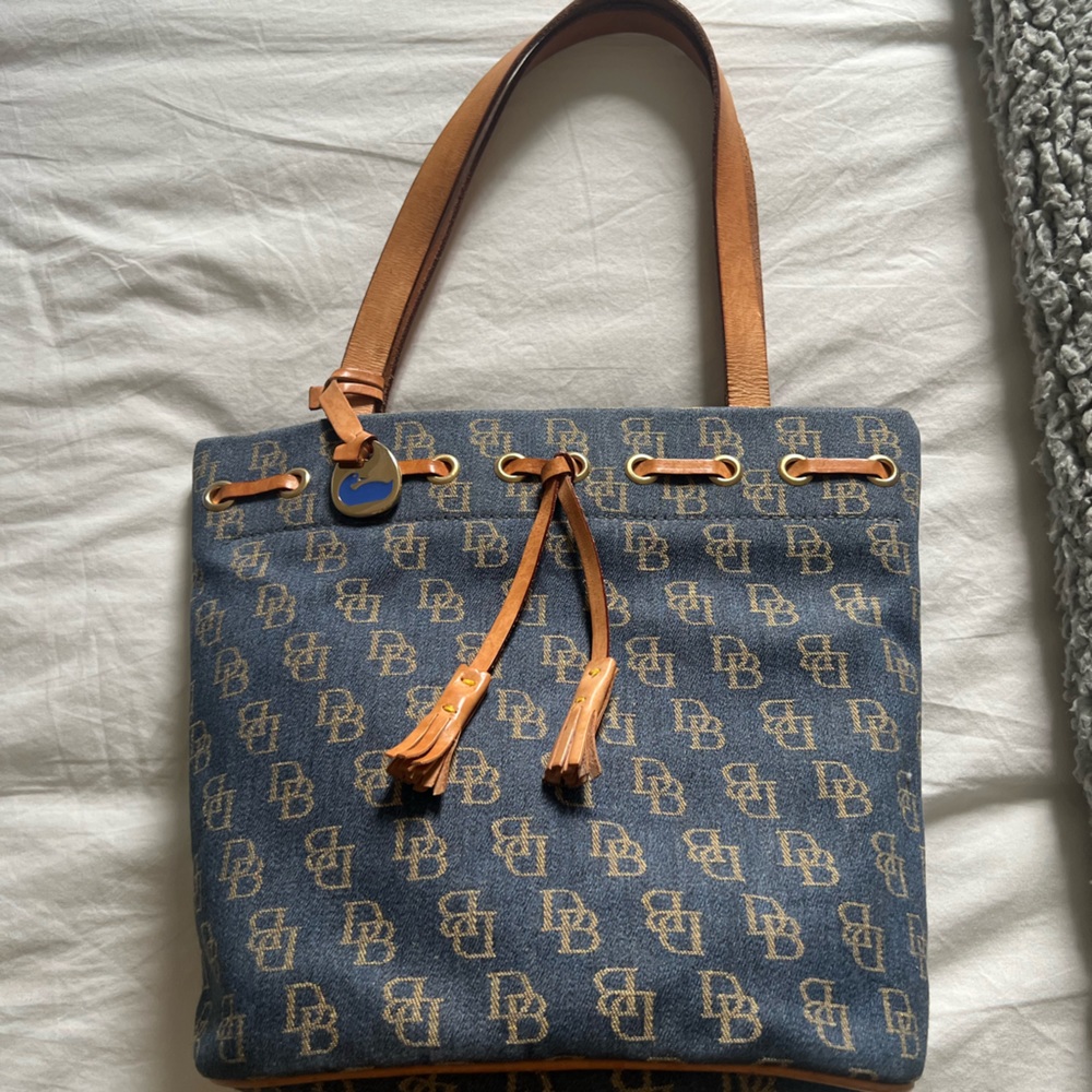 Denim Y2K Dooney and Bourke Bucket Bag